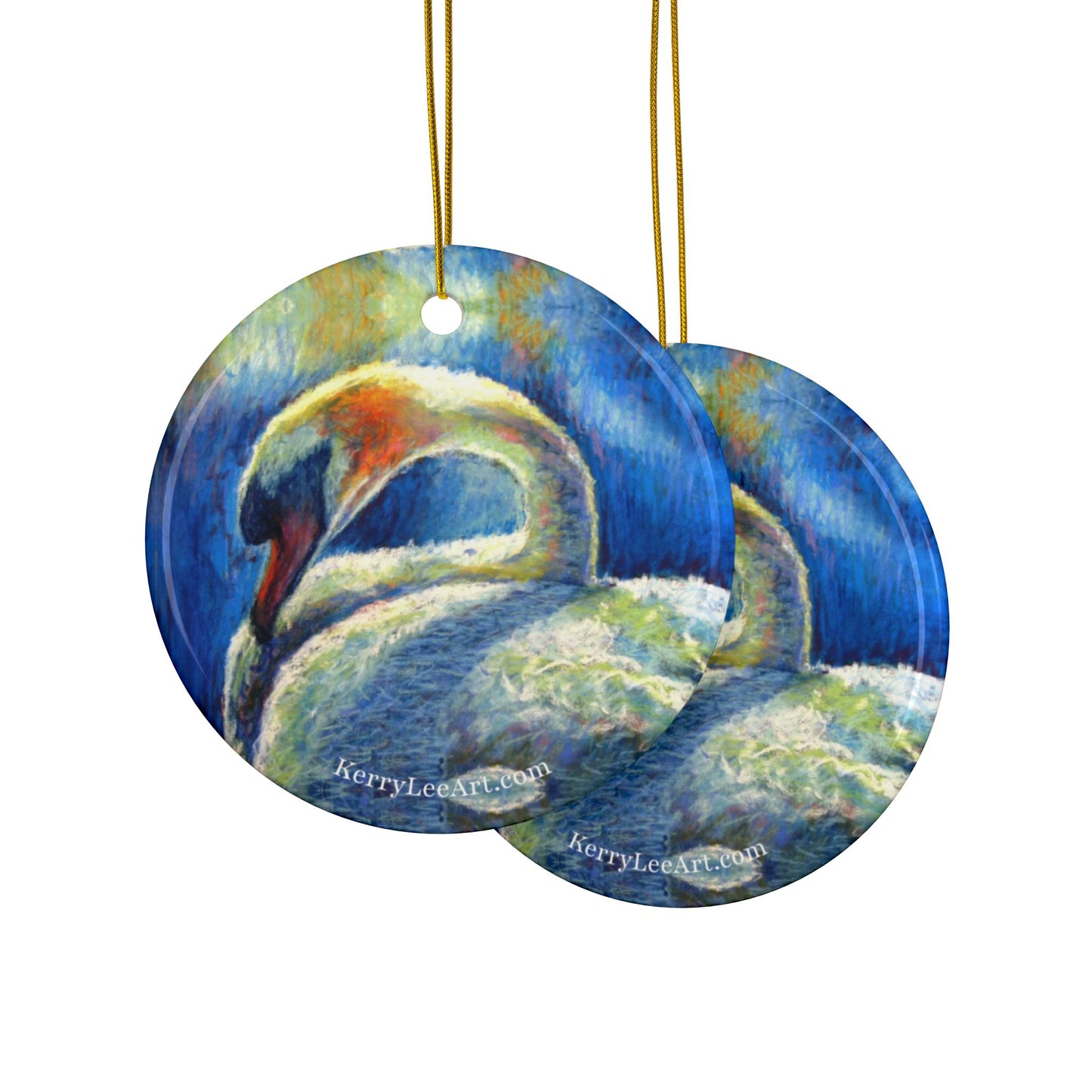 "Serenity Swan" Ornament (Quantities of 1, 3, 5, 10)