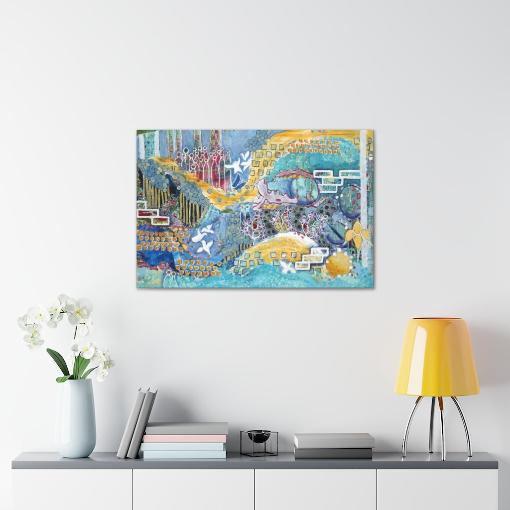 "Sun Sky Sea" - Canvas Gallery Wraps