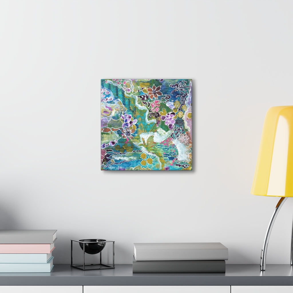 "Meditation One Blues" - Canvas Gallery Wraps