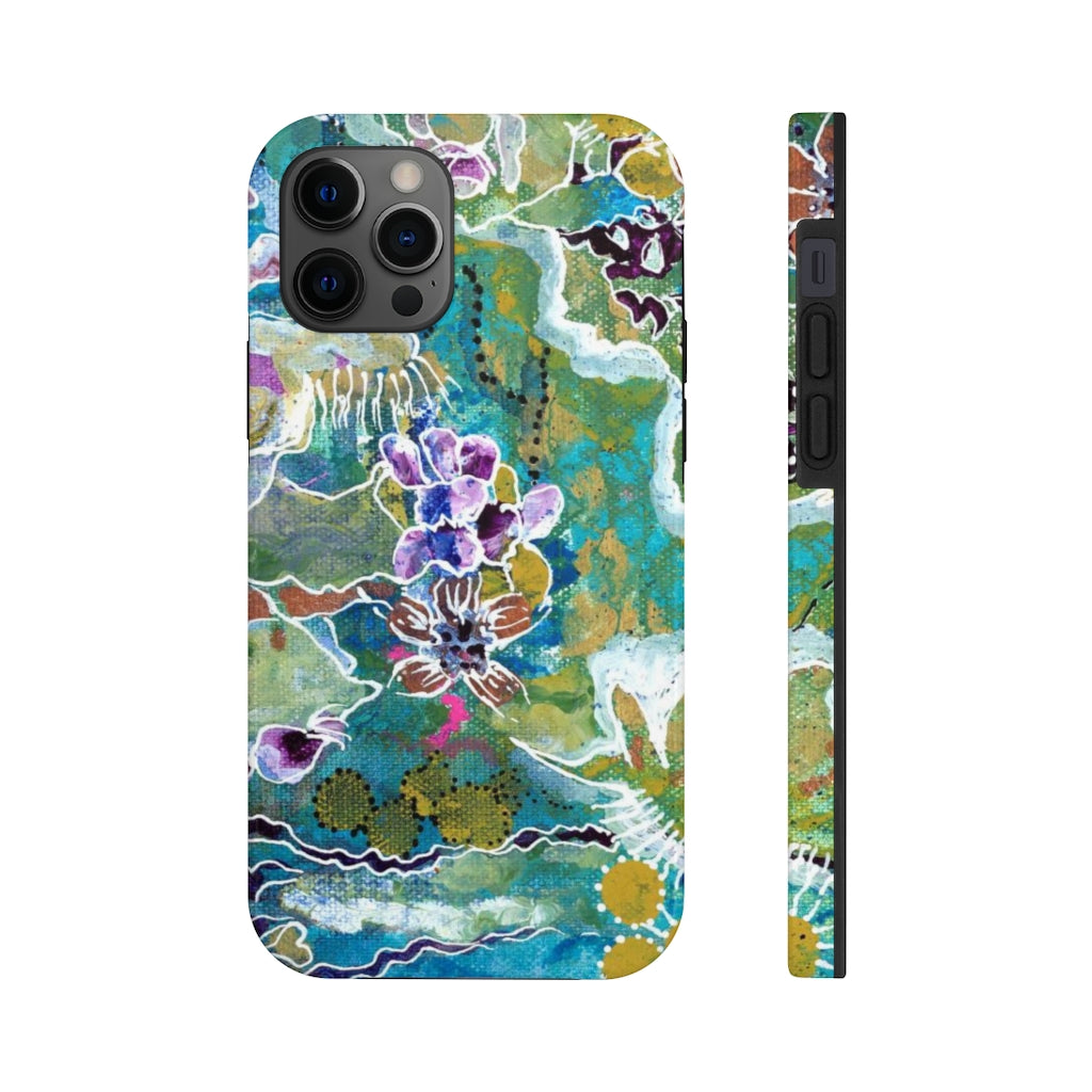 Meditation In Blues - Phone Cases, Case-Mate