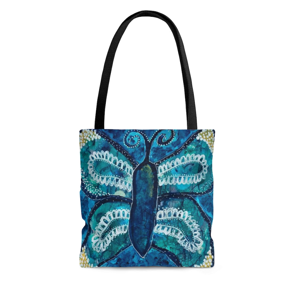 "Boho Butterfly" Printed Tote Bag
