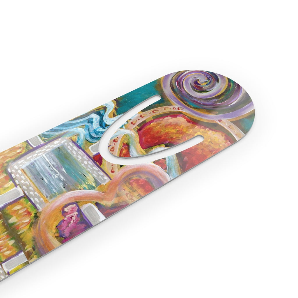 Cosmic Vibes - Metal Bookmark