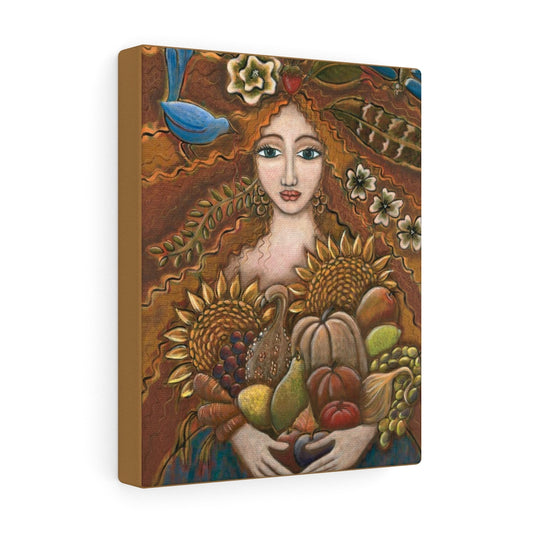 "She Harvests Abundance" - Canvas Gallery Wraps