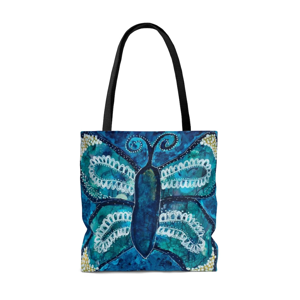 "Boho Butterfly" Printed Tote Bag