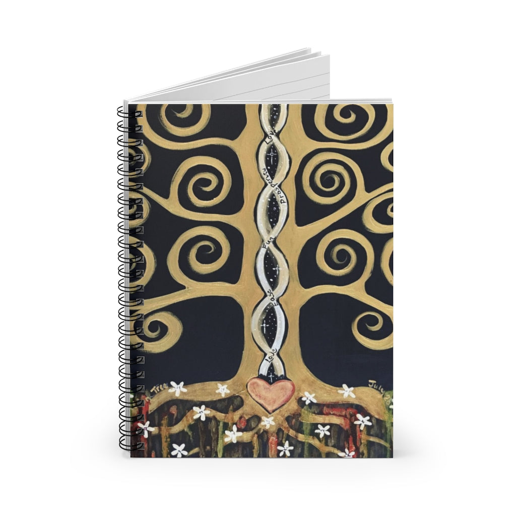 Prosperity Tree - Spiral Notebook - Ruled Line