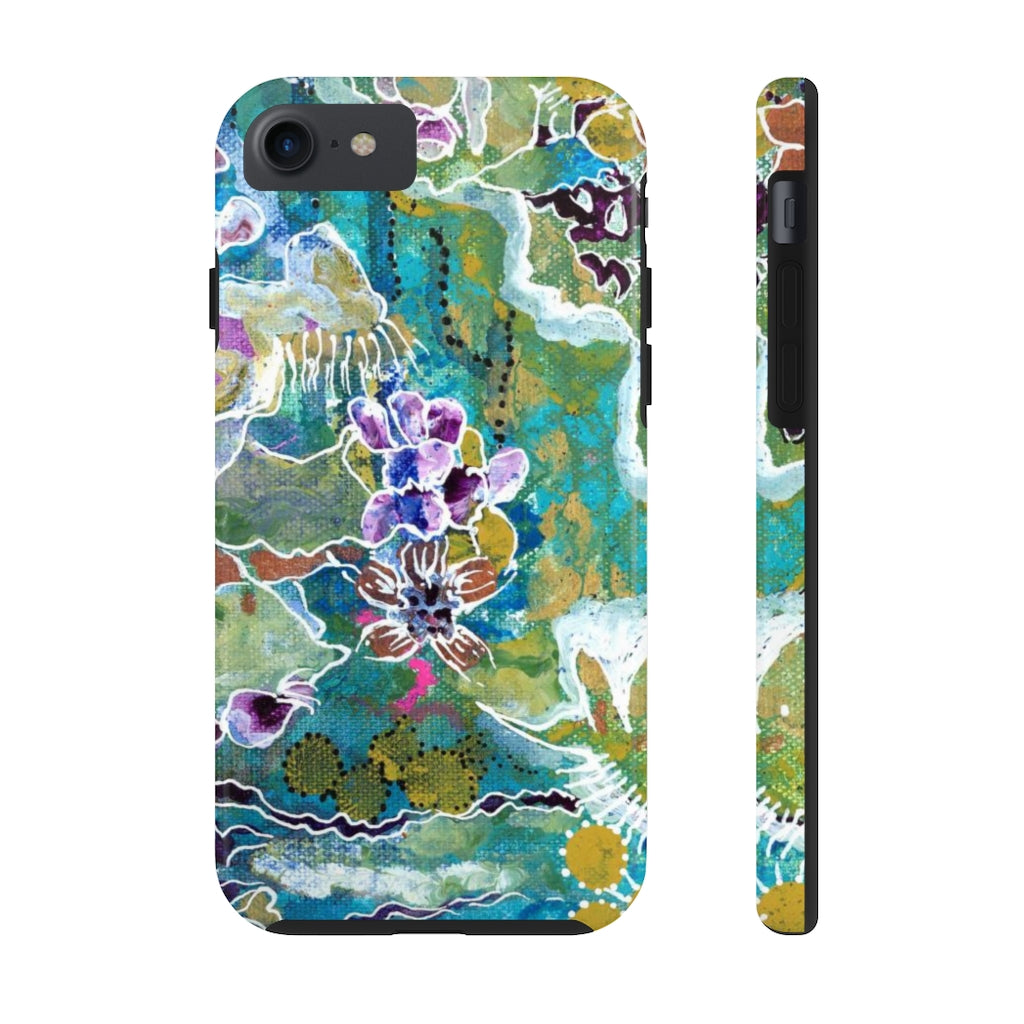 Meditation In Blues - Phone Cases, Case-Mate