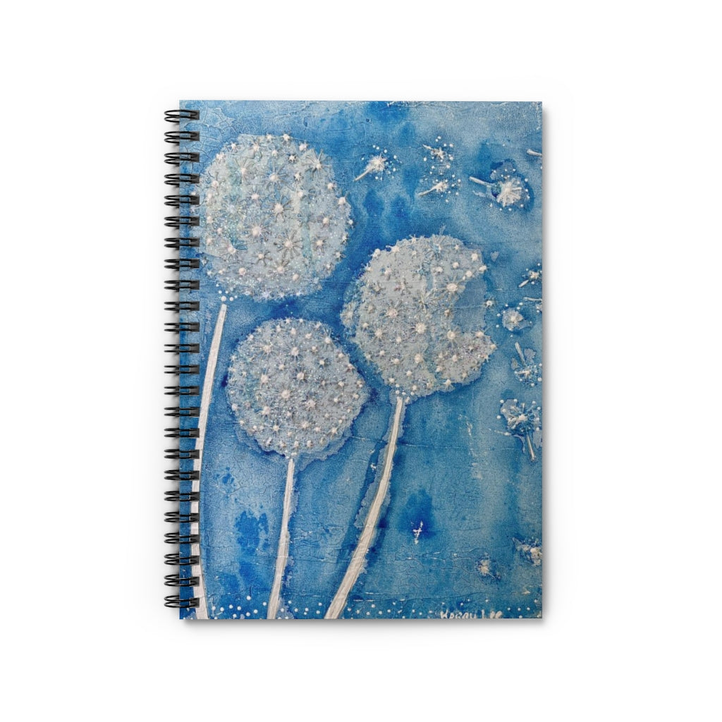 Dandelion Wishes - Spiral Notebook - Ruled Line