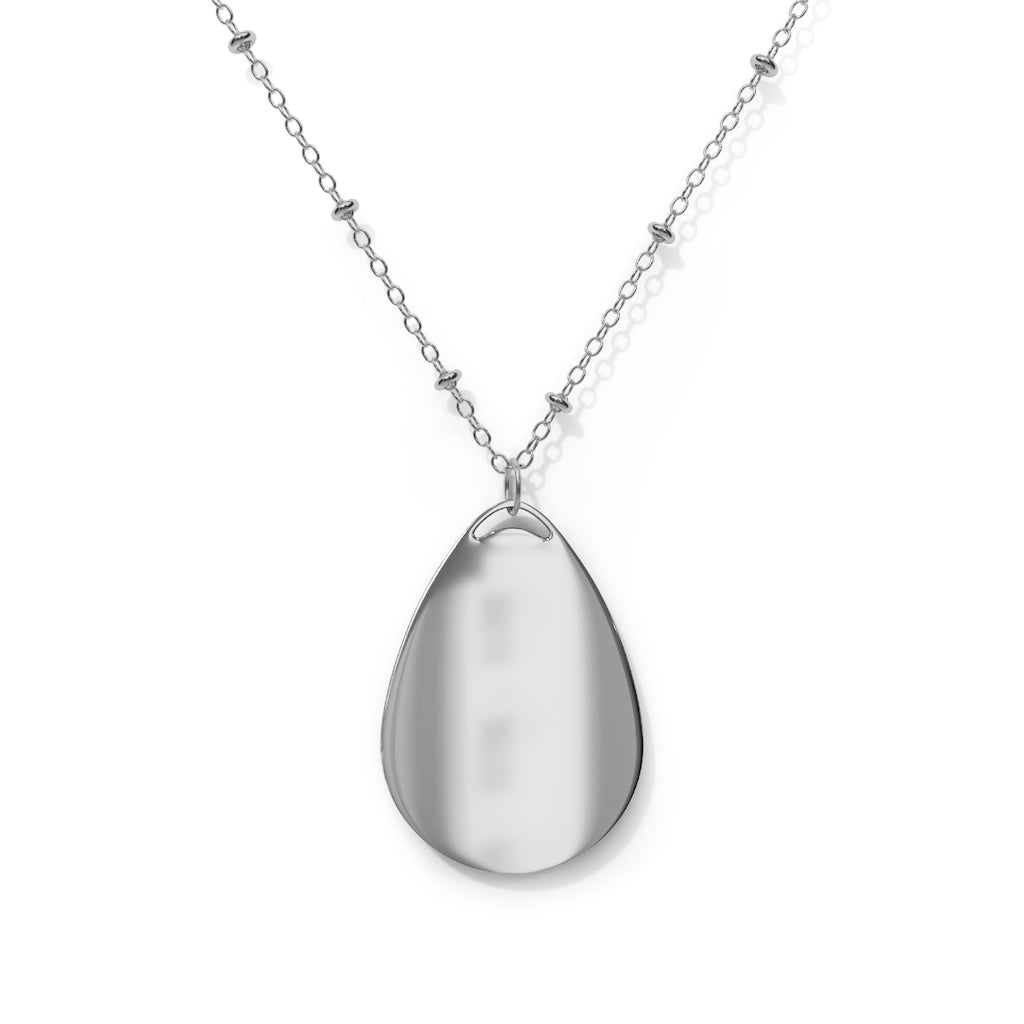 The Kiss -  Teardrop Pendant Necklace