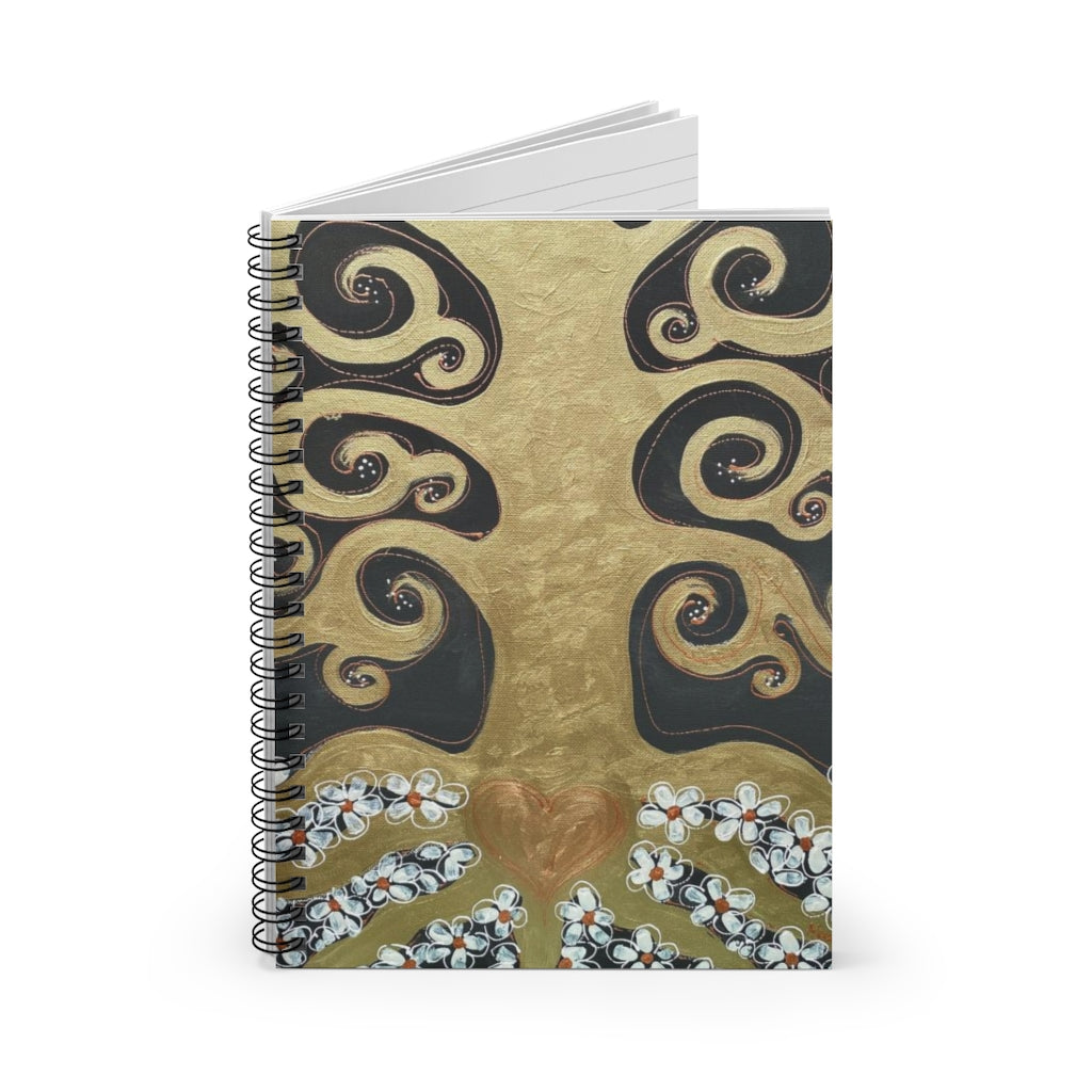 Tree  of Love - Spiral Notebook - Ruled Line