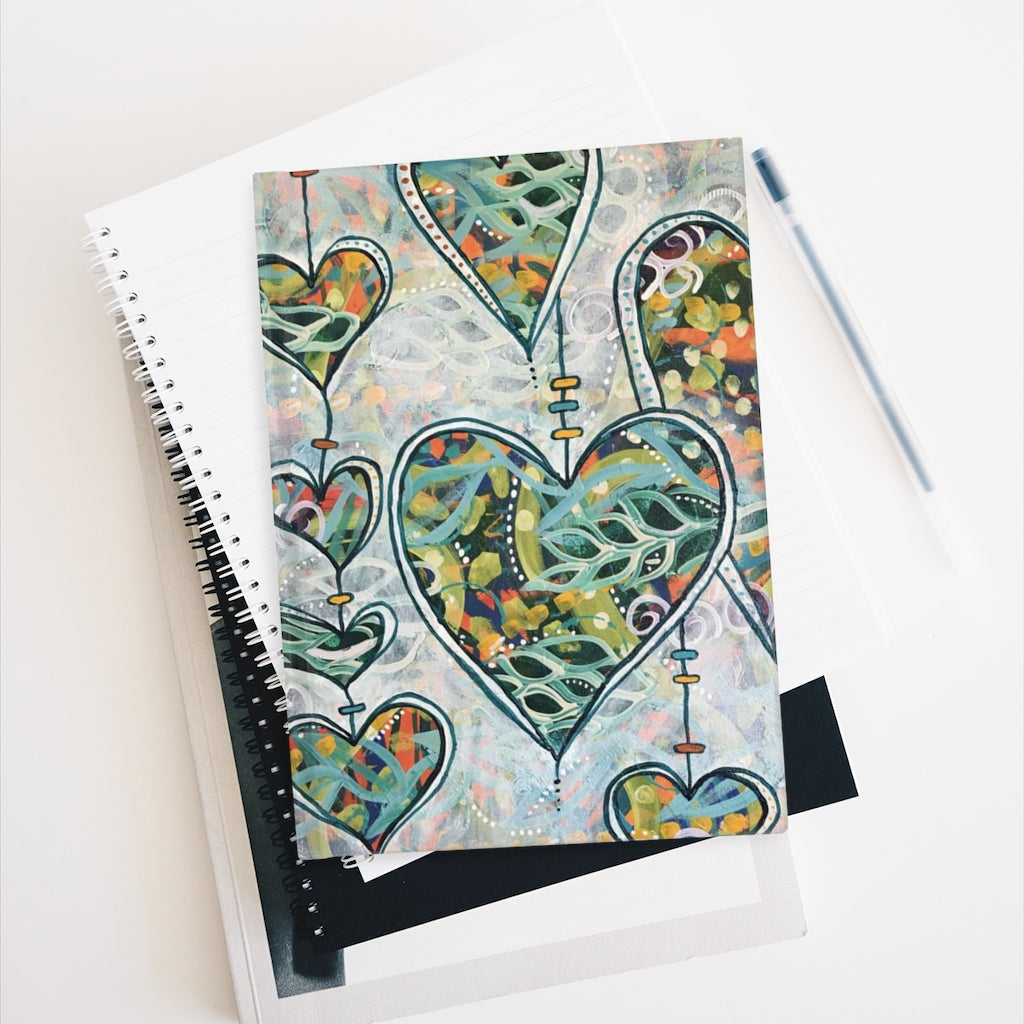 "Botanical Hearts" Journal - Blank Pages