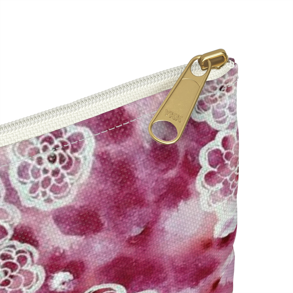 Flower Power - Pink Accessory Pouch